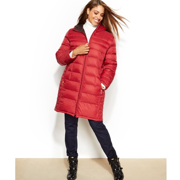 michael kors packable down jacket plus size
